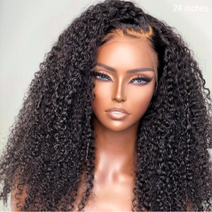 Afro Curly Free Parting Undetectable Invisible 13x4 Lace Frontal Wig | Real HD Lace