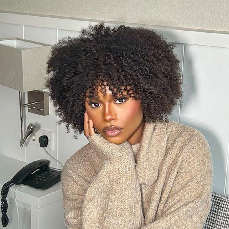 High Key | Jerry Curl True Scalp Bang Wig002-04