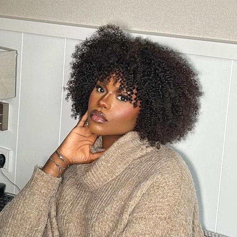 High Key | Jerry Curl True Scalp Bang Wig002-03