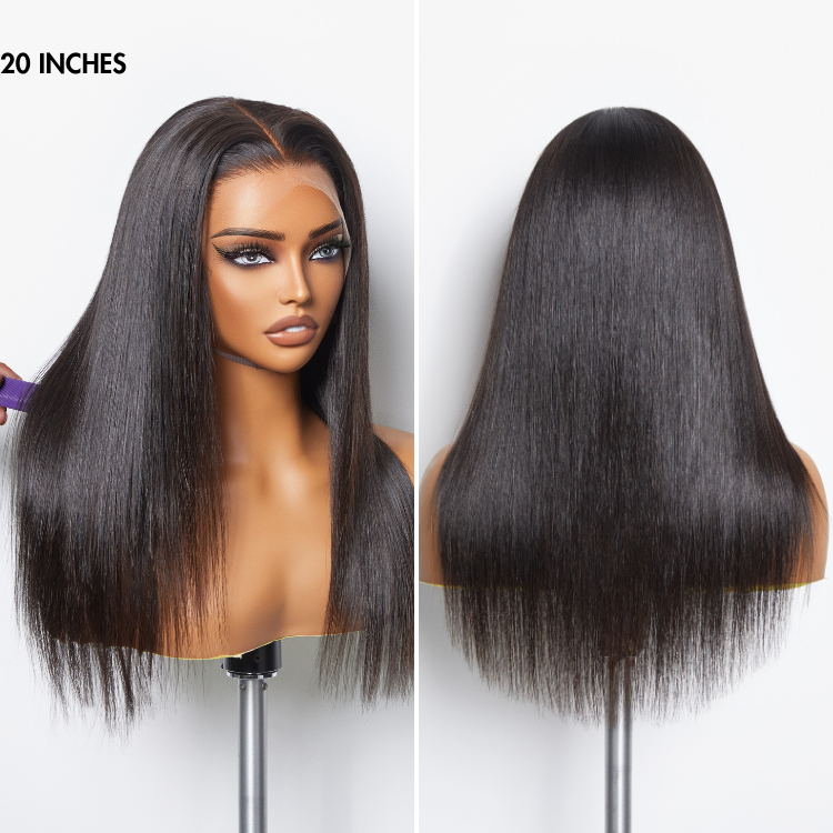PreMax Wigs | Super Natural Hairline Silky Straight Glueless 13x4 Frontal Lace Wig Human Hair Pre-Cut Lace-03
