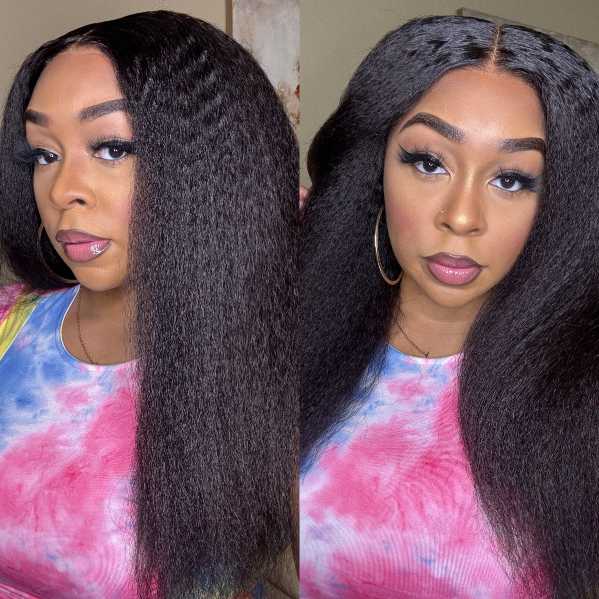 UI 7 Luvme All-Day Comfort™ Wig PartingMax Brown Highlights Funmi Curly 7x6 Closure HD Lace Glueless Wig Pre Cut Lace-20