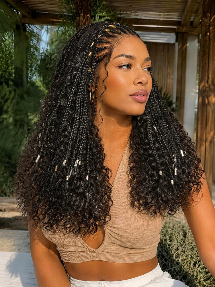 UI8 Luvme All-Day Comfort™ Wig PartingMax Brown Highlights Funmi Curly 7x6 Closure HD Lace Glueless Wig Pre Cut Lace-22
