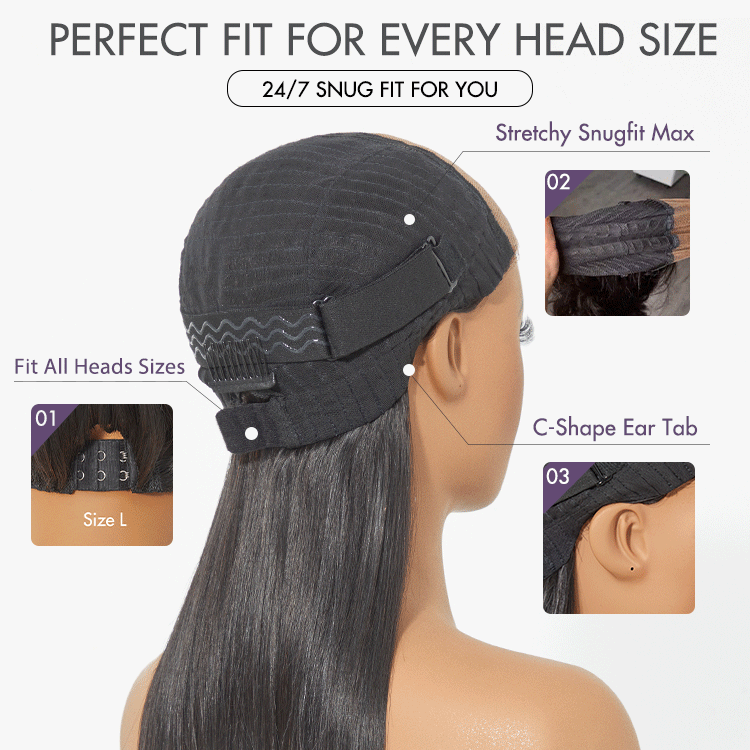 video Luvme All-Day Comfort™ Wig PartingMax Brown Highlights Funmi Curly 7x6 Closure HD Lace Glueless Wig Pre Cut Lace-57