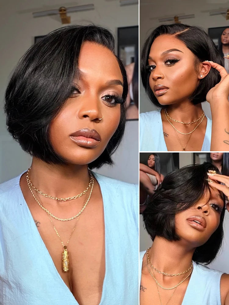 video Luvme All-Day Comfort™ Wig PartingMax Brown Highlights Funmi Curly 7x6 Closure HD Lace Glueless Wig Pre Cut Lace-55
