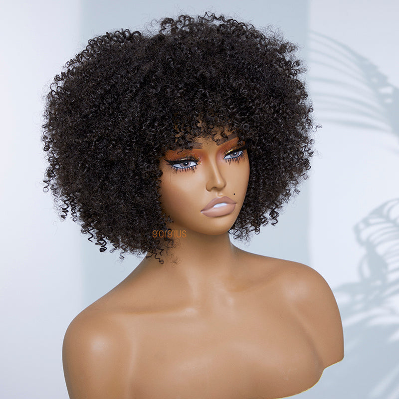 High Key | Jerry Curl True Scalp Bang Wig002-06