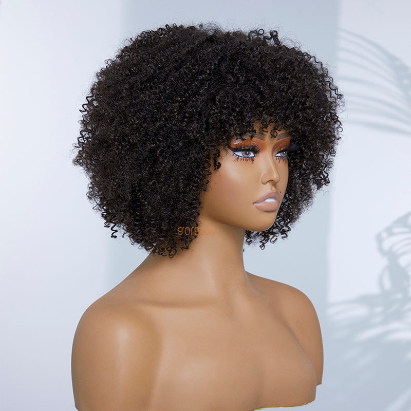 High Key | Jerry Curl True Scalp Bang Wig002-07