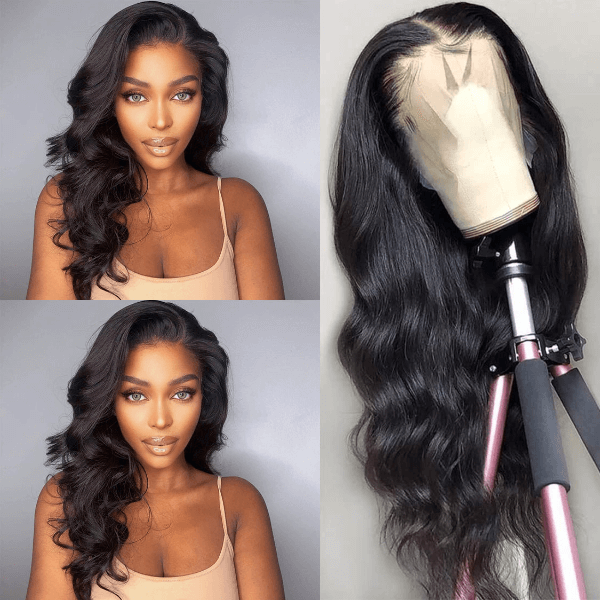 Body Wave Wig, Undetectable Invisible Lace Glueless 13x4 Frontal Lace Wig | Real HD Lace