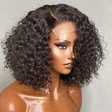 LUVME定制头套5A高幅度顺发带头套jerry curl 自由分T1B/430#色无蕾丝
