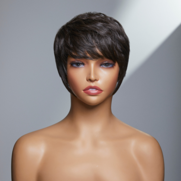 Exclusive Discount | Melissa Style Smart Short Cut Wig With Bangs | Limited Design