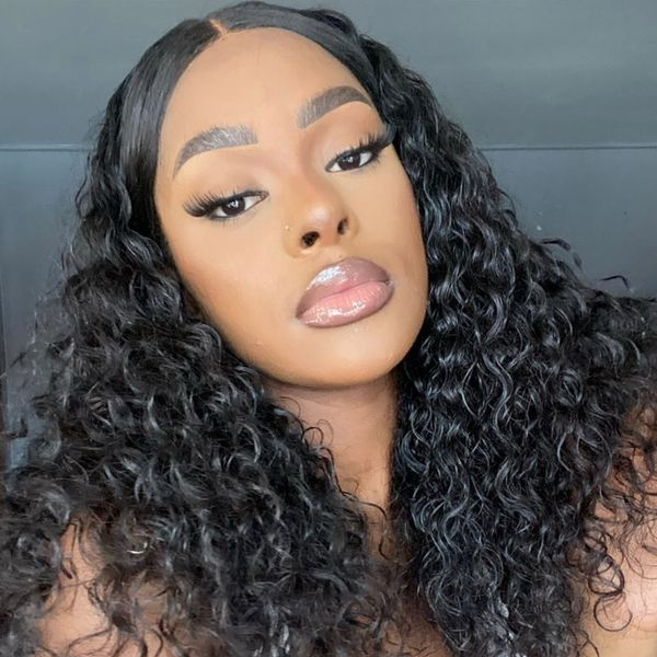 Leisure Style Water Wave 4x4 Glueless Lace Closure Wig | Pre-plucked & Effortless