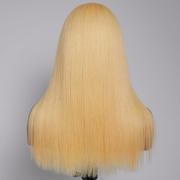 613 Top Quality Silky Straight 5x5 Closure Undetectable Lace Glueless Wig | Can Be Easily Redyed