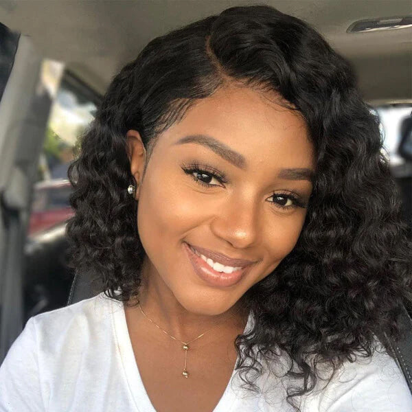 Welcome back | Issa Water Wave Side Part Short Glueless 5x5 Lace Wig