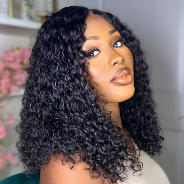 Glueless Mid Part Bouncy Shaggy Undetectable Minimalist Lace Wig | Pre-plucked & Effortless