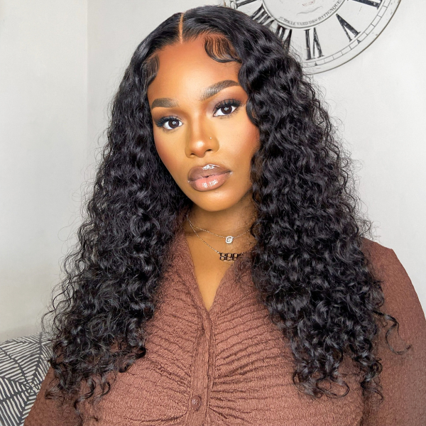 Leisure Style Water Wave 4x4 Glueless Lace Closure Wig | Pre-plucked & Effortless