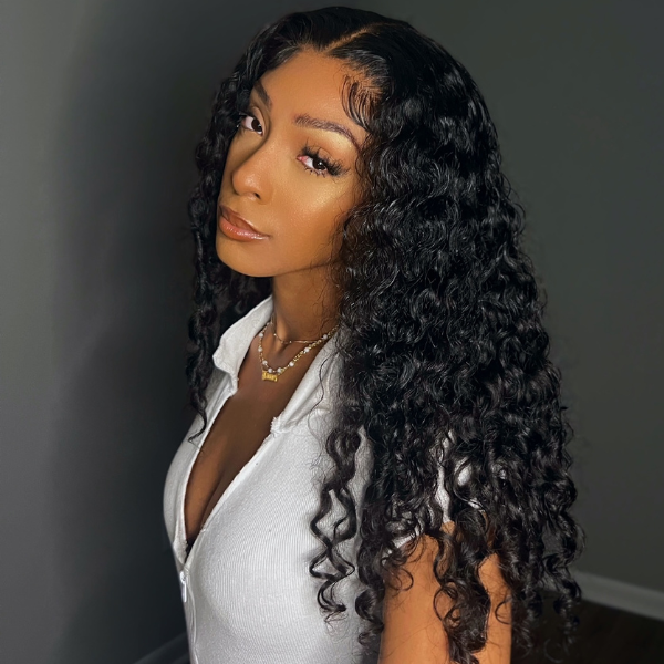 Leisure Style Water Wave 4x4 Glueless Lace Closure Wig | Pre-plucked & Effortless