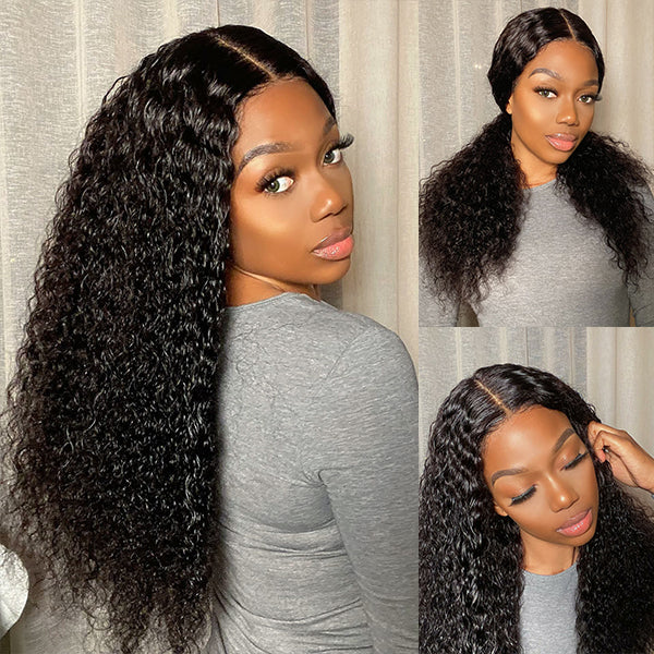 Wet And Wavy High Density Glueless Lace Closure Wig