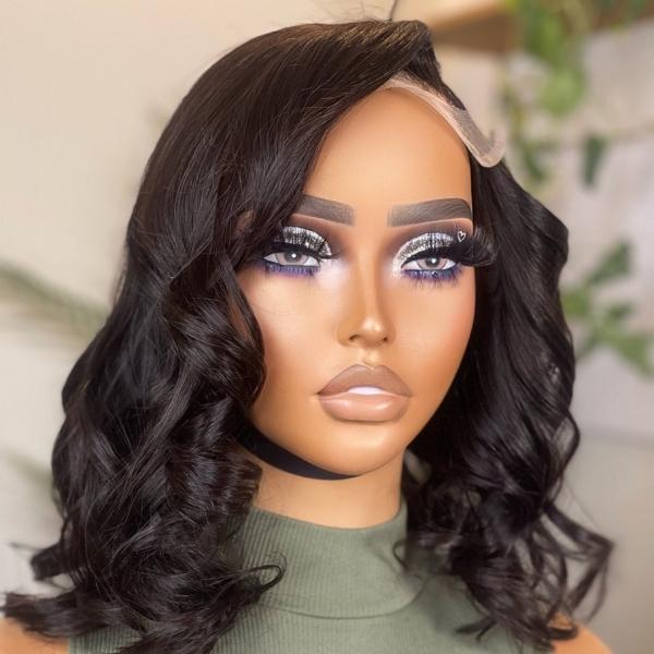 Welcome Back | Mature Body Wave C Part Minimalist Undetectable Lace Short Wigs