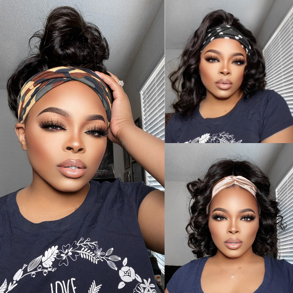 Loose Deep Wave Affordable Headband Wig (Get Free Trendy Headband)