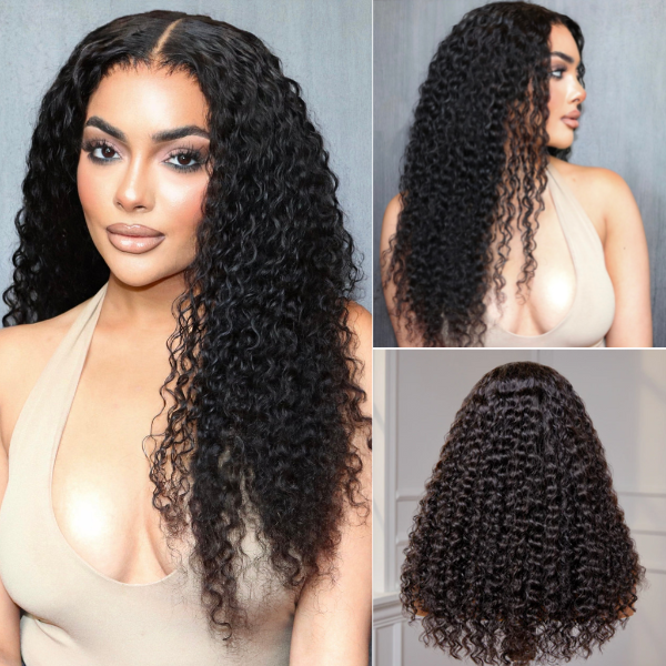 Deep Wave Glueless 5x5 Closure Undetectable Lace Wig | Real HD Lace
