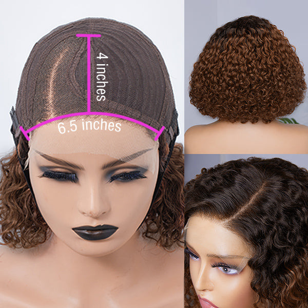 Special Sale | Trendy Mix Brown Curly Glueless Undetectable Invisible Lace Wig