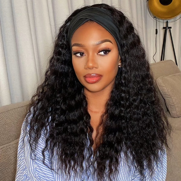 Welcome back | Flowy Romantic Bohemia Curly Headband Wig (Get Free Trendy Headband)