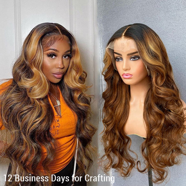 Lareina Gorgeous Highlights Loose Wave 13X4 Frontal Lace Wig Bleached & Pre-Plucked | Limited Design