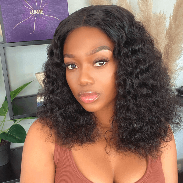 Luvme 5x5 Wet And Wavy Undetectable Invisible Lace Glueless Closure Lace Wig