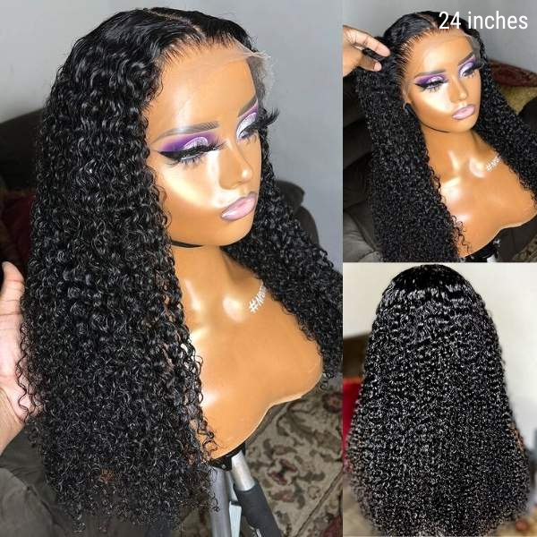 Afro Curly Free Parting Undetectable Invisible 13x4  Lace Frontal Wig | Real HD Lace