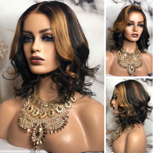 Luvmehair Loose Wave Undetectable Invisible Lace Wig With Stunning Highlights