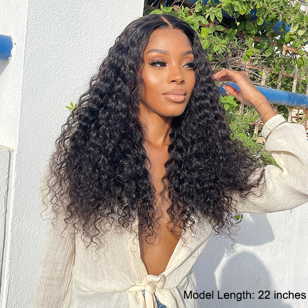 Undetectable Invisible Lace Water Wave 13x4 Frontal Lace Wig | Real HD Lace