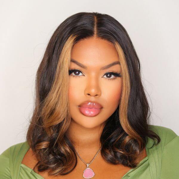 Loose Wave Wig, Blonde Wig, Closure Lace Wig, Undetectable Lace Wig