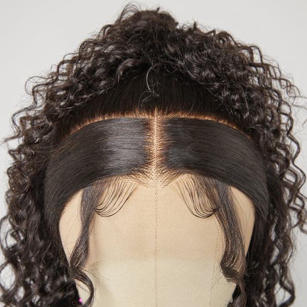 Zoe Unique Sleek-top Deep Wave 13x4 Frontal Lace Wig Pre-plucked | Limited Design