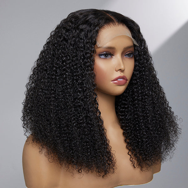Poppin and Classic Afro Curly Glueless 5x5 Closure Lace Wig;Curly Wigs;Long Curly Wigs,