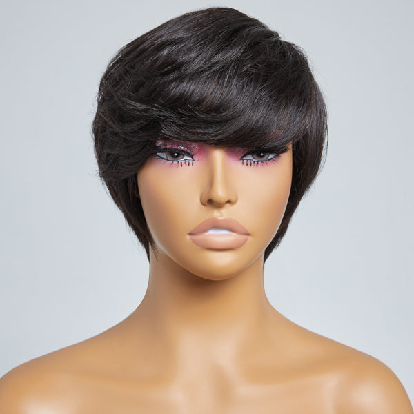 Affordable Boss Vibe Glueless Wig With Side-swept Fringe | Not Sold Separately