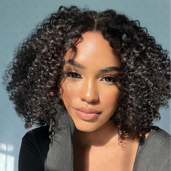 Short Cut Curly Minimalist Undetectable Lace Glueless Wigs