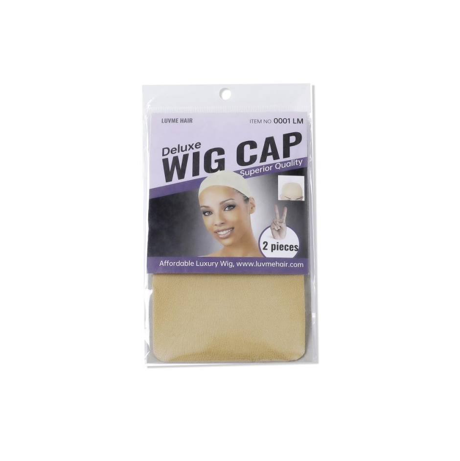Luvme Hair Brown Stocking Fabric Wig Caps  | 10 Pieces