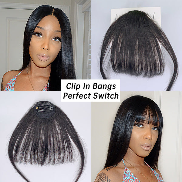 Clip In Bangs | Switch Up Your Look Within Seconds