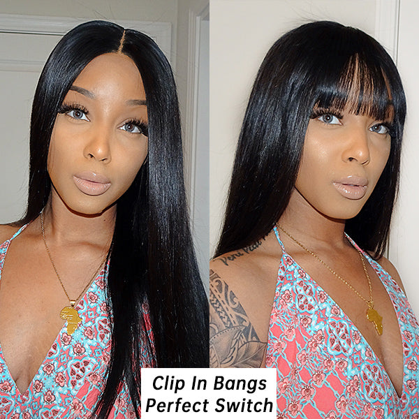 Clip In Bangs | Switch Up Your Look Within Seconds