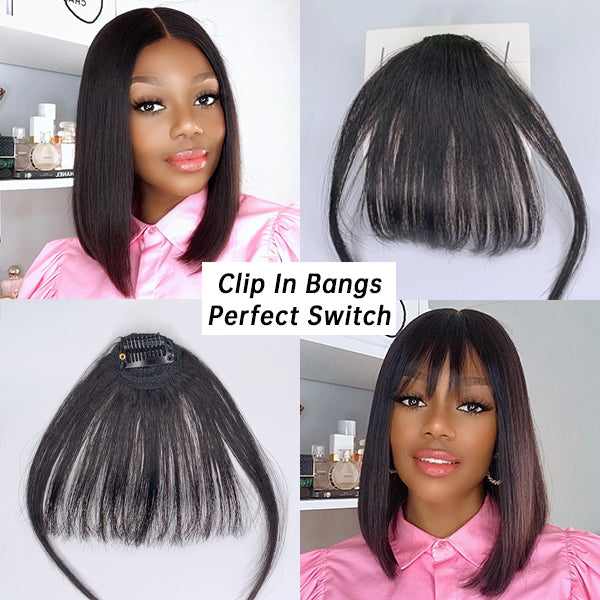 Clip In Bangs | Switch Up Your Look Within Seconds