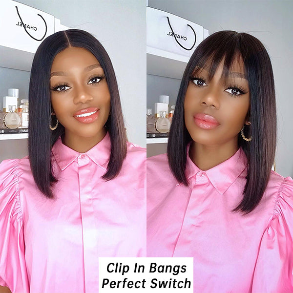 Clip In Bangs | Switch Up Your Look Within Seconds
