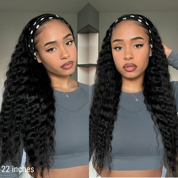Flowy Romantic Bohemia Curly Headband Wig (Get Free Trendy Headband)