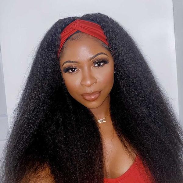 Welcome Back | Kinky Straight Affordable Headband Wig (Get Free Trendy Headband)