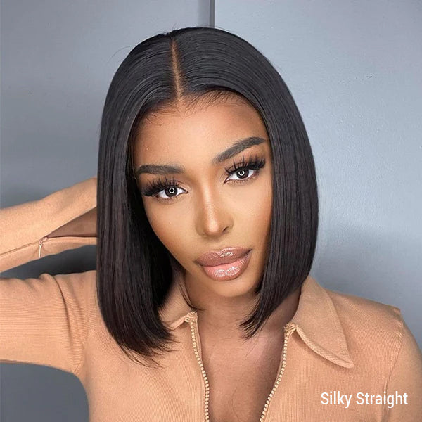 Flash Sale | Undetectable Lace Glueless 4x4 Closure Bob Wig | Pre Bleached Knots