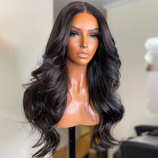 Body Wave Wig, Body Wave Glueless Breathable Lace Closure Wig | Small Size Cap