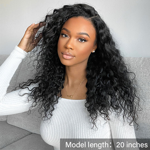 Undetectable Lace Water Wave 13x4 Frontal Lace Wig | 3 Cap Sizes