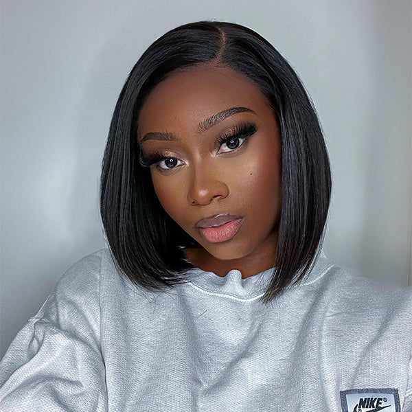 bob wig,bob lace wig,side part bob wig,10 inch bob wig,bob wig side part,hd lace bob wig