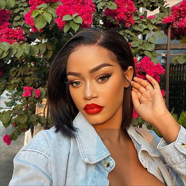 Special Sale | Super Natural Side Part Glueless Minimalist Lace Bob Wig | Fits All Face Shapes