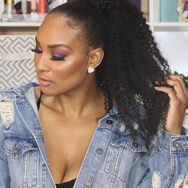 Human Hair Sleek Ponytail Easy To Wear | Upgraded 2.0