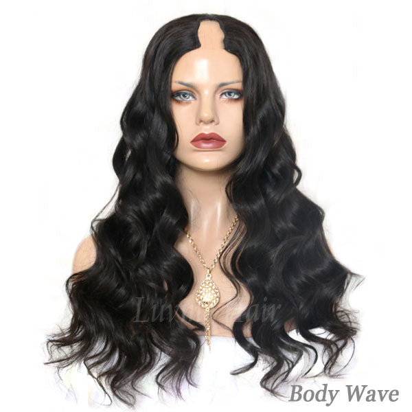 Body Wave Wig, U Part Wig Quick & Easy Affordable Wig (Get Free Clip In Set)