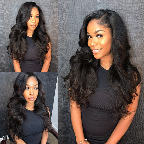 Body Wave Wig, U Part Wig Quick & Easy Affordable Wig (Get Free Clip In Set)